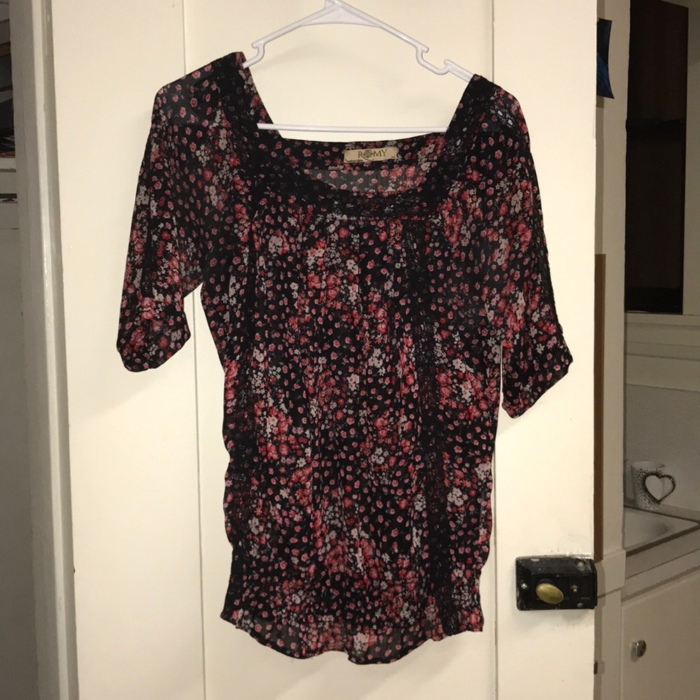 Flowered blouse